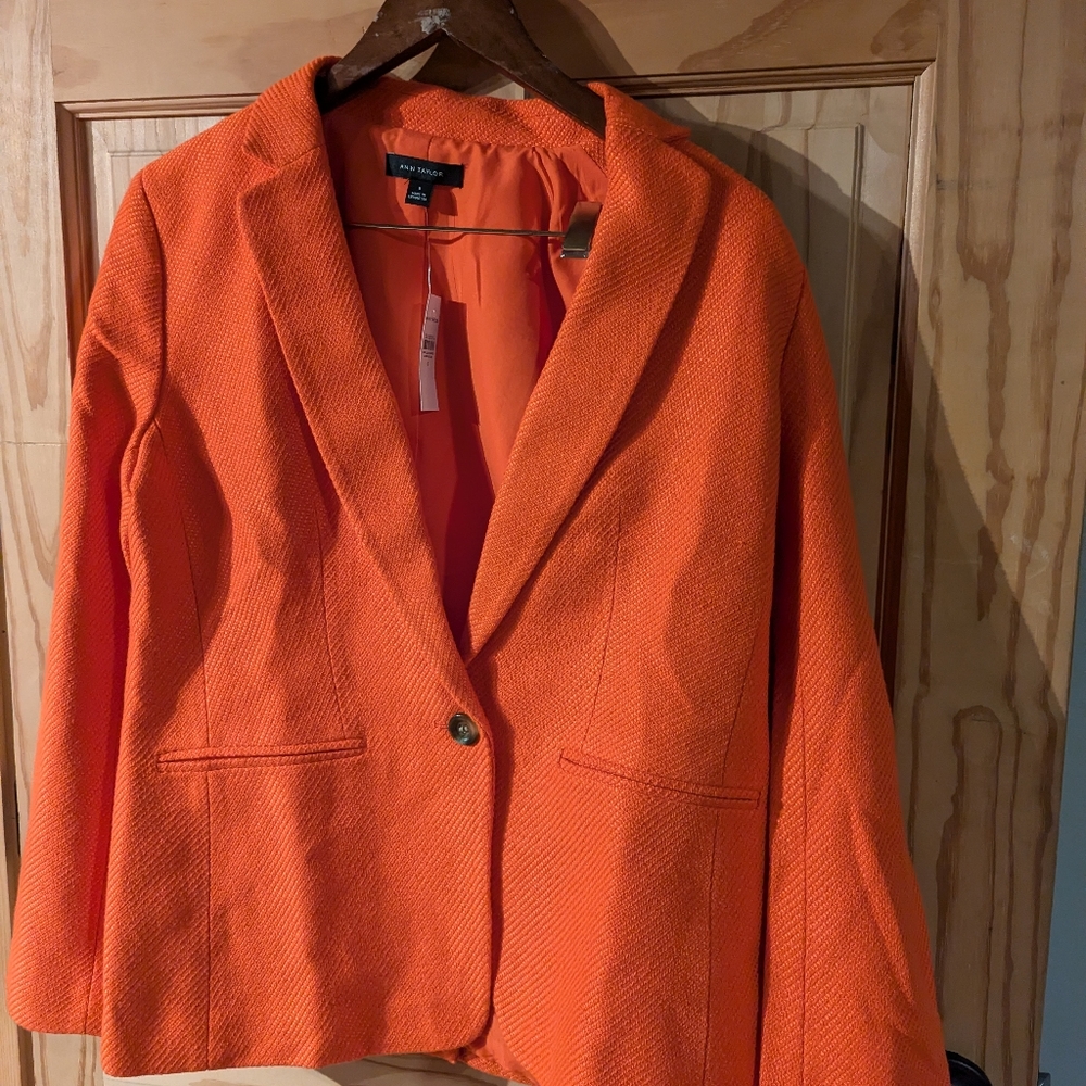 Ann Taylor Orange Blazer